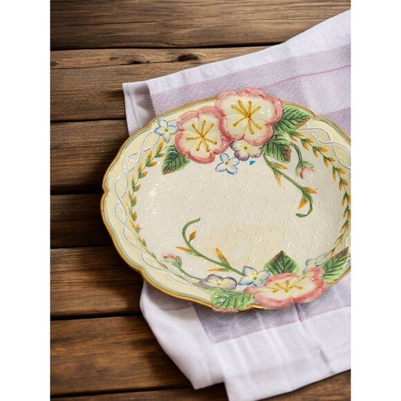 Fitz and Floyd Home Fragrance Collection Potpourri Bowl 10" Diameter EUC - Picture 3 of 6